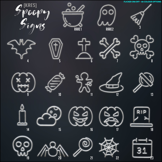 [Kres] Spoopy Signs - Fatpack