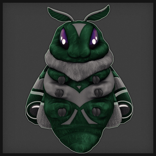 {Sakura} Moth Plushie - Salazar
