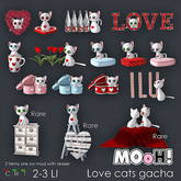 MOoH! Heart box cat blue 2LI