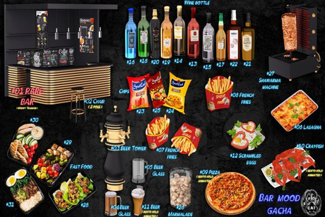 Second Life Marketplace - [ SpotCat ] Bar mood - Shawarma machine #27