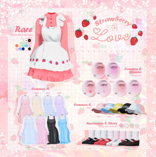 [PHOPHOLAND] Strawberry In Love. C02. Hat