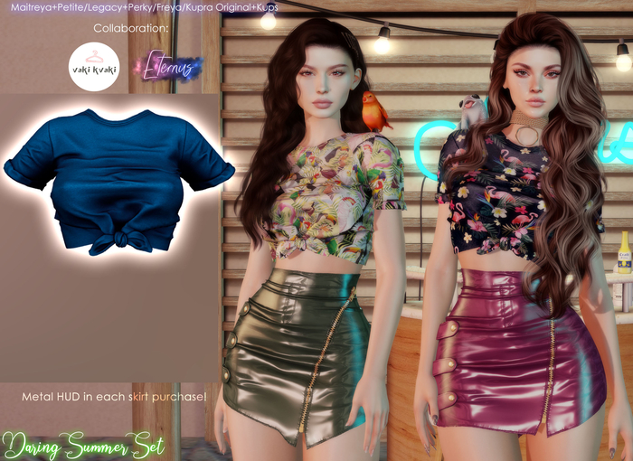 [Eternus] Daring Summer Top Blue