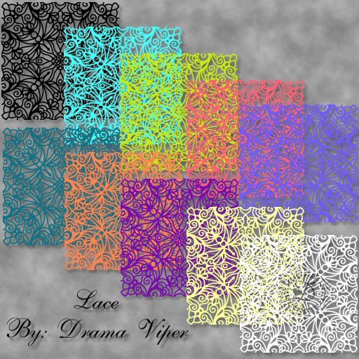 Drama's Designs- Lace Textures