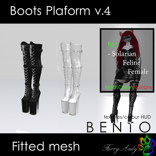 DEMO - Furry Andy - Boots Platform v4 - Solarian Feline