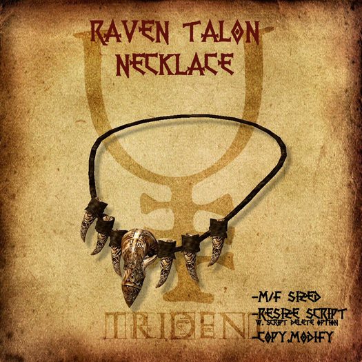 Raven Talon Necklace