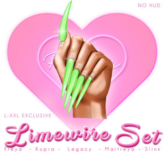 !! Pinky's Nails !! Limewire Set ' Stiletto