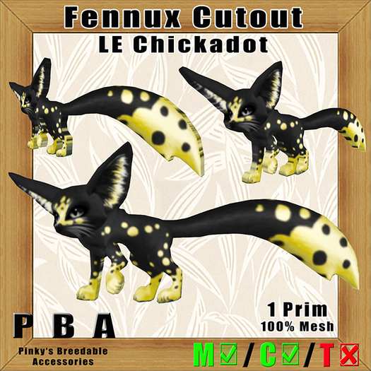 Fennux Cutout LE Chickadot, Sept 14
