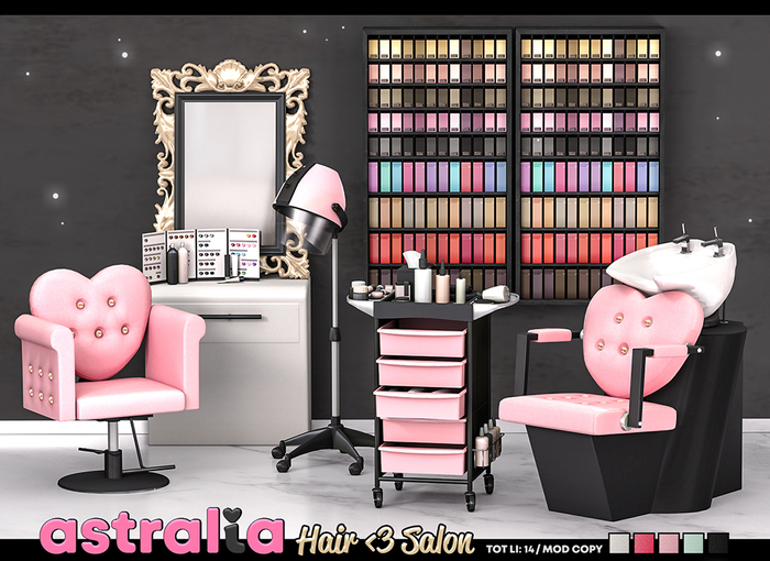 Astralia - Hair <3 Salon (Dye Rack)