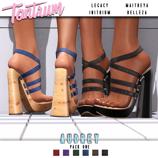 Tantrum - Audrey Heels - Pack One 