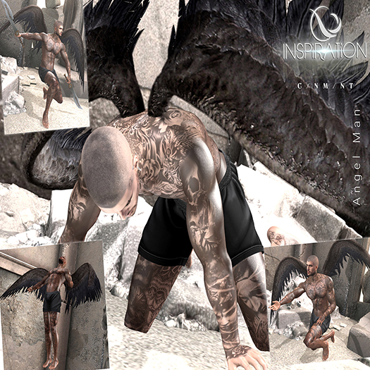 Inspiration - Static Poses - Angel Man