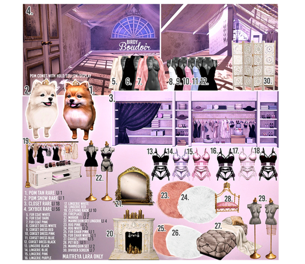 Birdy - Boudoir - Closet [BOX] RARE