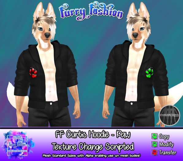 ~FF~ Curtis Hoodie - Paw
