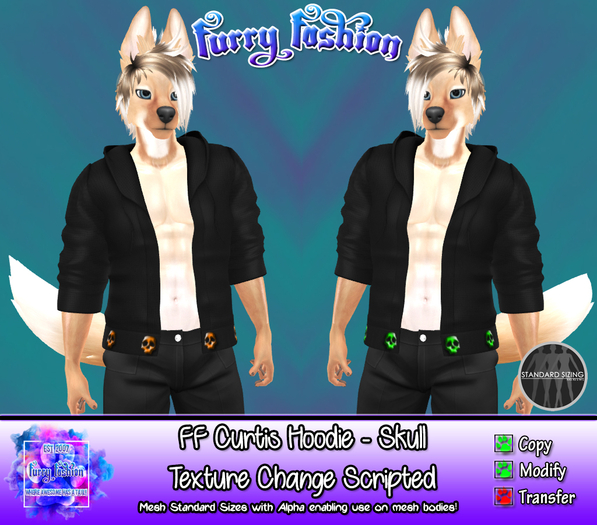 ~FF~ Curtis Hoodie - Skull