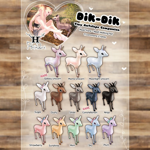 +Half-Deer+ Dik-Dik - Momo Unicorn