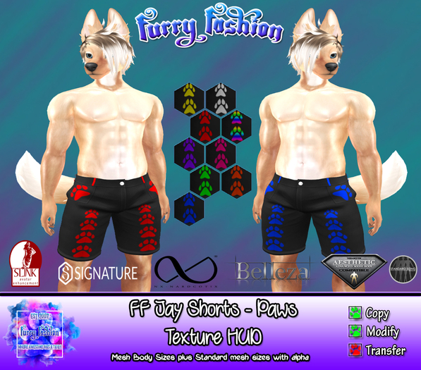 ~FF~ Jay shorts Paws