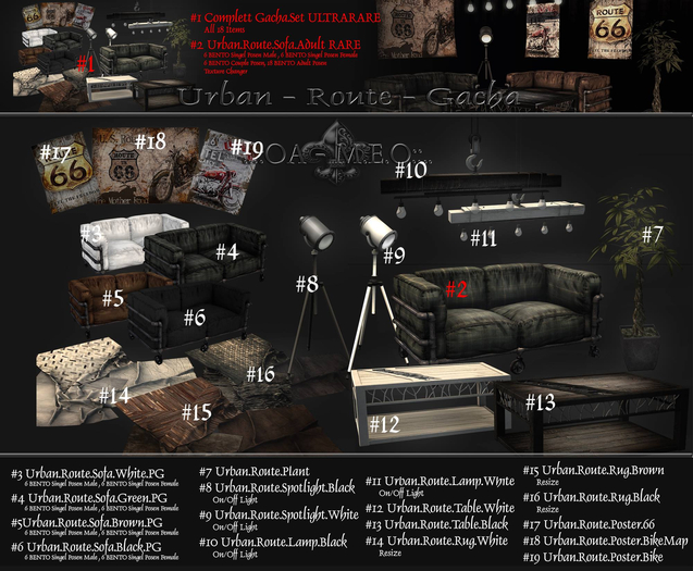 #13 ..::OA - M.E.O::.. [UR] Urban.Route.Table.Black [BOX]