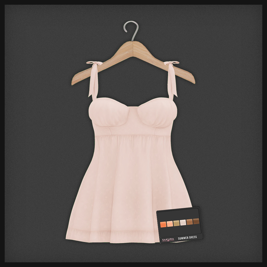 {Sakura} Summer Dress - Neutrals