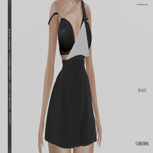 *CORDEWA* MODEL SET BLACK