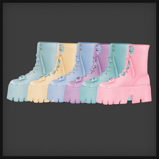 {Sakura} Jojo Boots - Pastels