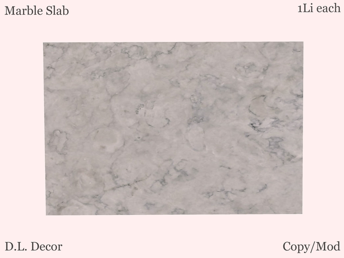 D.L. Decor Marble Slab