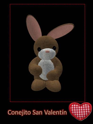 Conejito san valentine