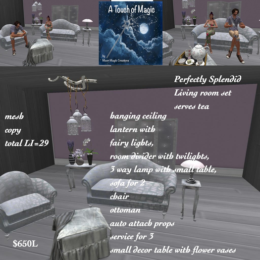 Perfectly Splendid living room set-Box