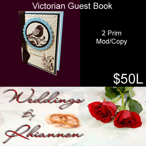 Victorian Guest Book Closed