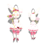 Cute Bunny stick bag pink *