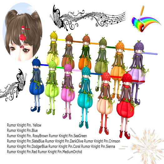 Rumor Knight Pin.DarkOlive