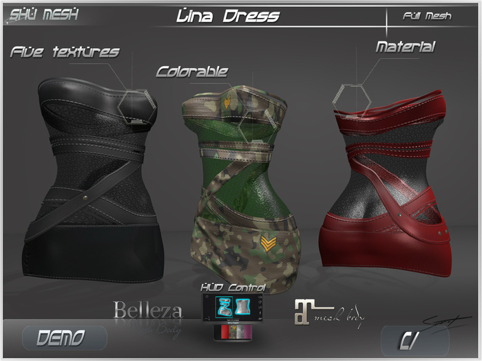 Lina Dress  DEMO -Shu Mesh- Add me