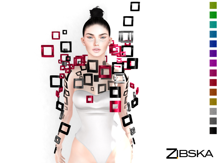 Zibska ~ Gauss Deux arm tattoo in 14 colors with color change orbits