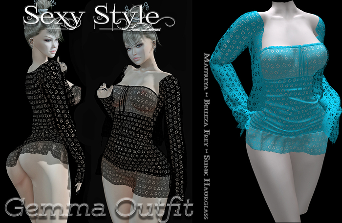 *SexyStyle* GEMMA OUTFIT Blue