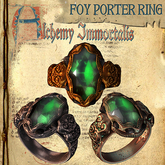 (Copyable) "Foy Porter" Unisex Ring, Emerald (3 different metals) (WAS $475 -> NOW ONLY $120!)
