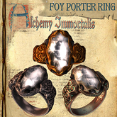(Copyable) "Foy Porter" Unisex Ring, White Quartz (3 different metals)
