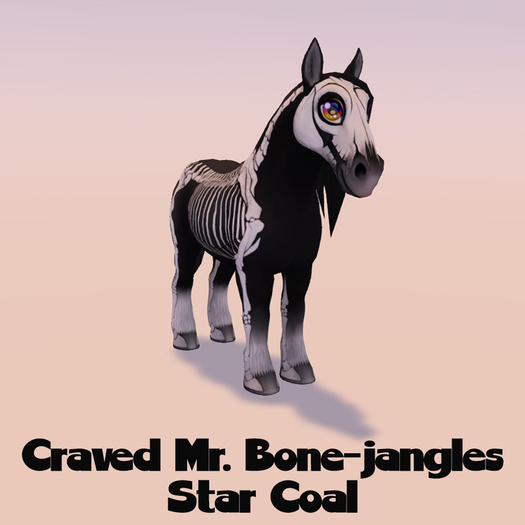 Amaretto Ponie Pals Basket : Craved Mr Bone-jangles Star Coal