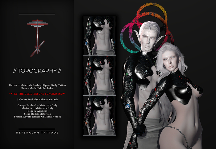 Nefekalum Tattoos - Topography // Add