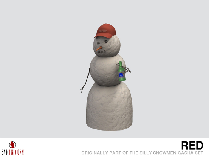 'Red' Silly Snowmen (Previously - Silly Snowmen Gacha Set)