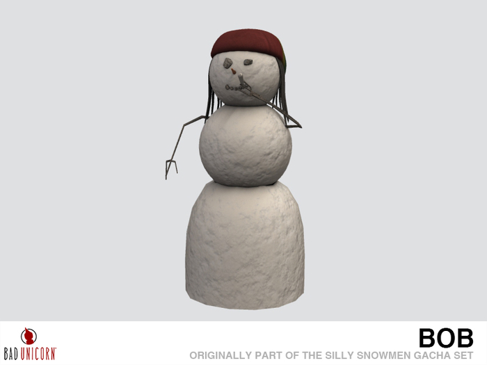 'Bob' Silly Snowmen (Previously - Silly Snowmen Gacha Set)