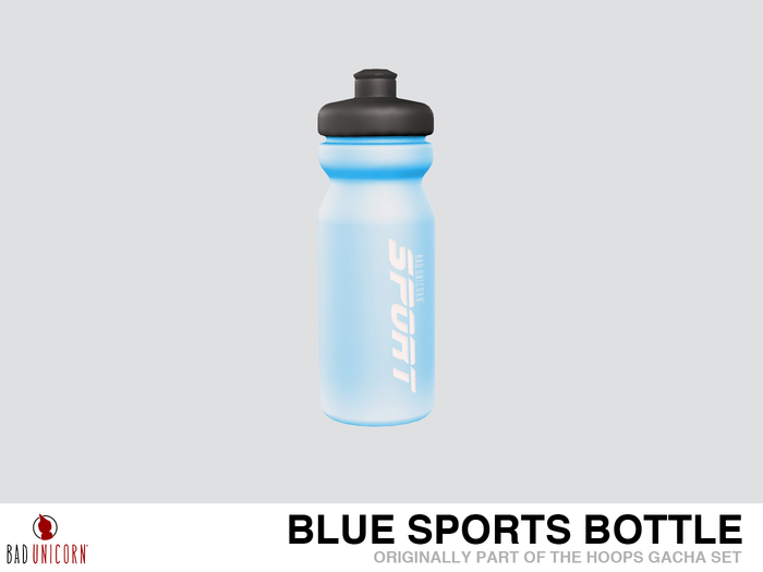 "Blue" Sports Bottle (Previously - Hoops Gacha Set)