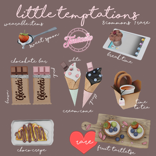 *Tentacio* Little temptations choco crepe