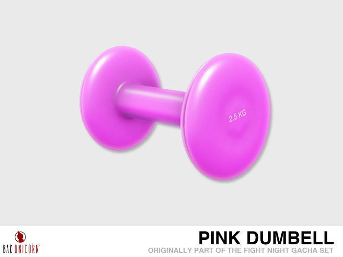 Pink Dumbbell (Previously - Fight Night Gacha Set)