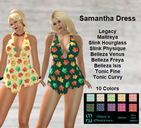 *MM* Samantha Dress - Autumn
