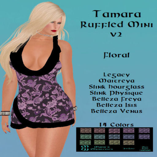 *MM* Tamara Ruffles Dress v2 - Floral
