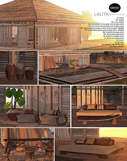 CONCEPT} *06. LALITA. SOFA ADULT. RARE