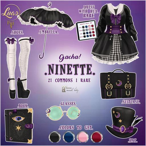  Luas Ninette Book Blue 