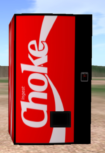 Choke vending machine