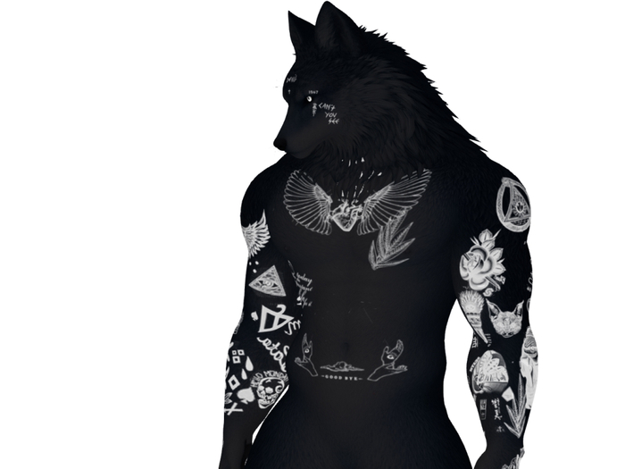 JOMO Male Werewolf Prison Tattoo Layer