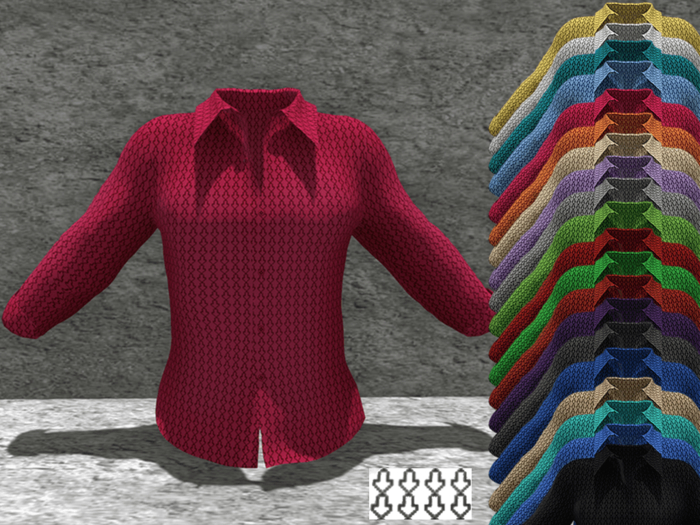 *SSS Pink Arrow Pattern Shirt-  P5