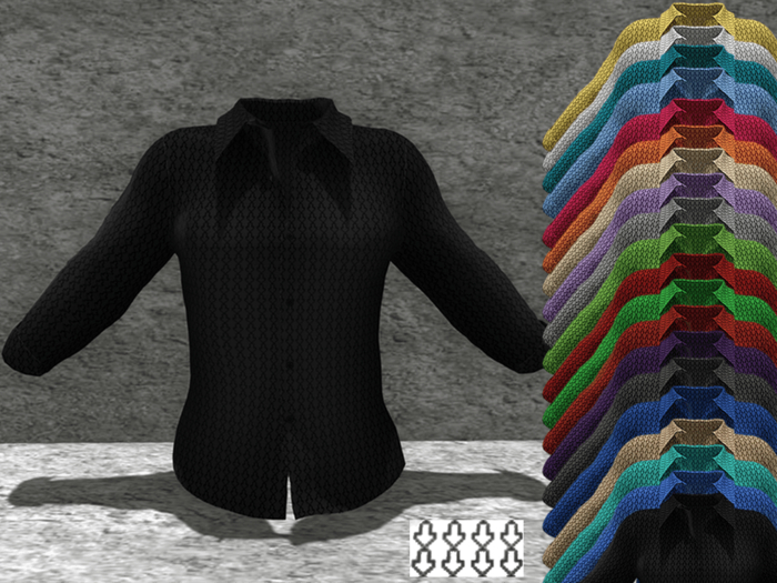 *SSS Black Arrow Pattern Shirt-  P5