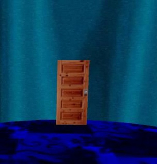 DOOR W/SCRIPT OPEN-CLOSE